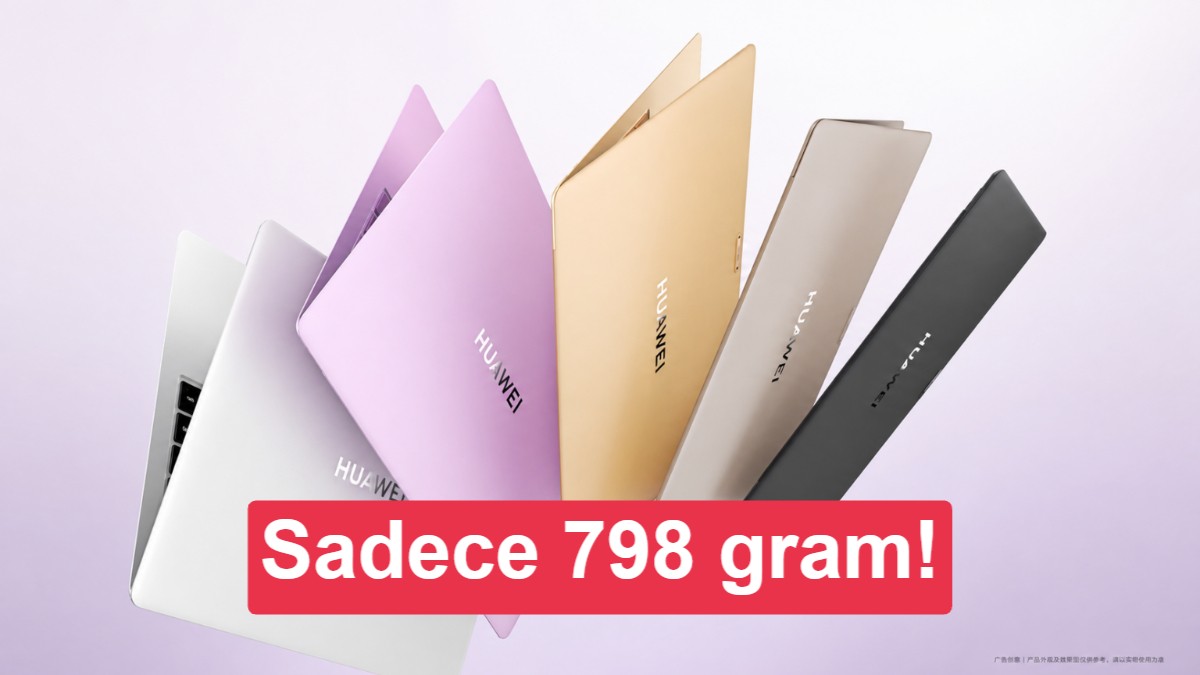 Huawei MateBook Pro S: En Hafif ve En İnce Dizüstü Bilgisayar
