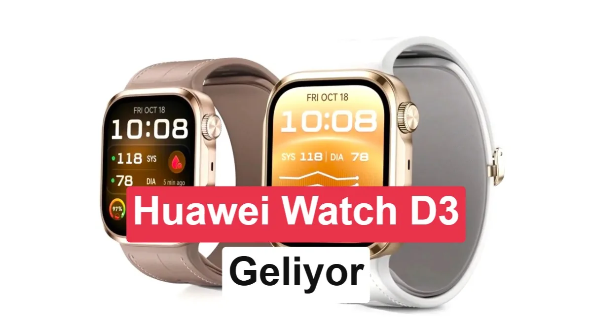 Huawei Watch D3 Tanıtım Öncesinde Göründü: İnce Kasa, Daha Büyük Ekran