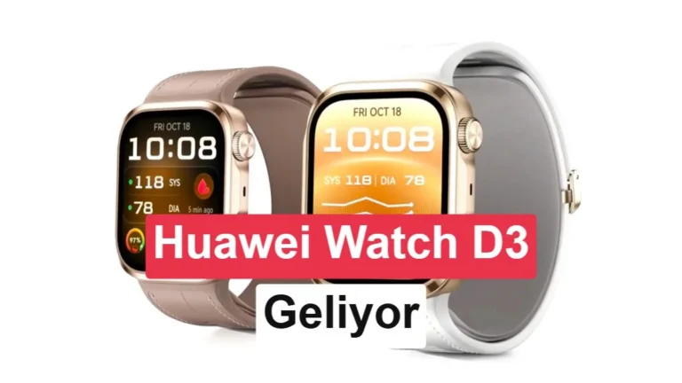 Huawei Watch D3 Tanıtım Öncesinde Göründü: İnce Kasa, Daha Büyük Ekran