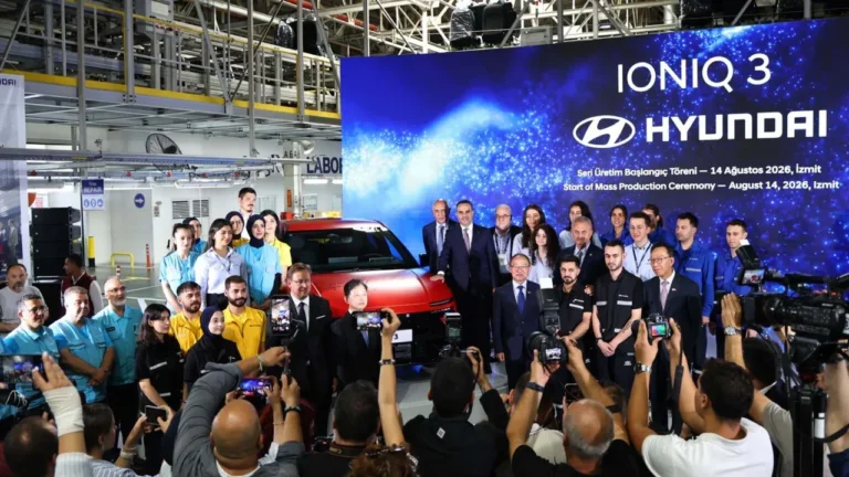 Hyundai IONIQ 3’ü İzmit’te Seri Üretime Başlattı