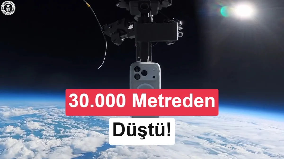 iPhone 17 Pro 30.607 Metreden Düşürüldü: Guinness Rekoru Kırıldı
