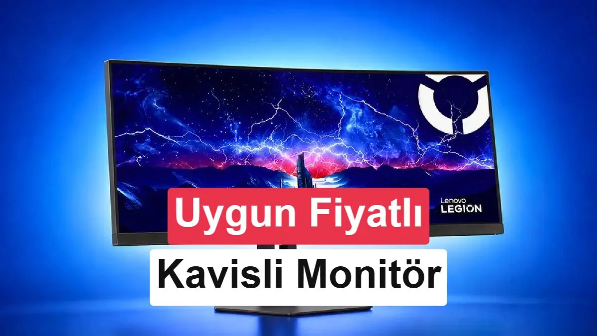 Lenovo, 240Hz Kavisli Oyuncu Monitörünü Fırsat Fiyatına Satışa Sunar