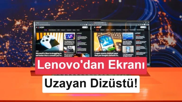 Lenovo’dan Yatay Rollable Ekranlı ThinkBook: Konpakta Dev Görüntü