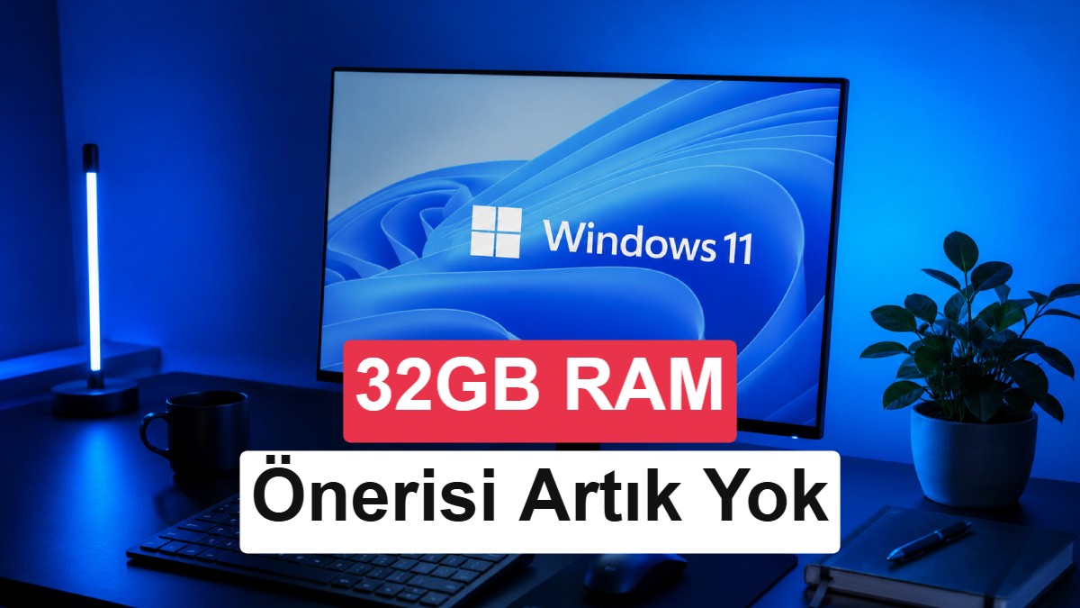 Microsoft, Windows 11 için 32 GB RAM Önerisini Kaldırmış: Neden?