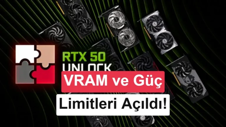 Nvidia RTX 50 Serisinde VRAM Kilidi Açıldı: GDDR7 36 Gbps’e Yükseldi