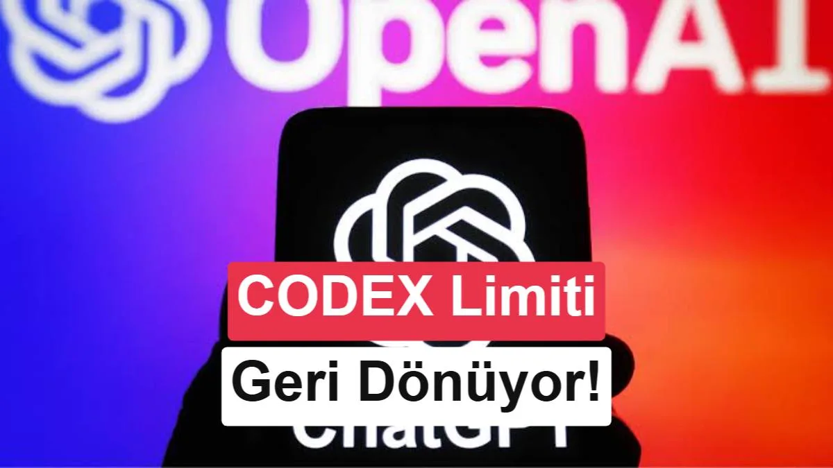 OpenAI, ChatGPT Plus Kullanıcıları İçin 5 Saatlik Codex Limiti Geri Getiriyor