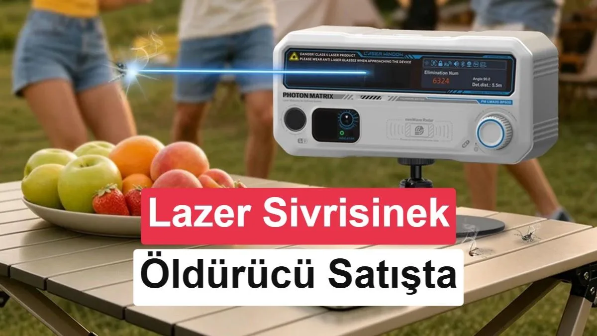 Sivrisinekleri lazerle yok eden fütüristik cihaz seri üretime girdi: Fiyatları açıklandı