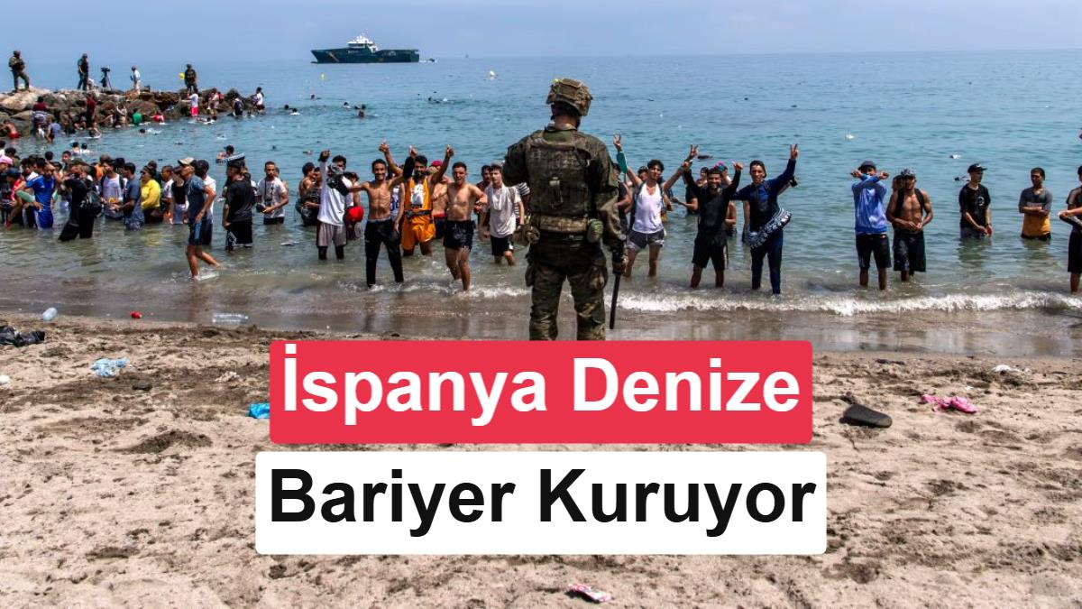 İspanya, Ceuta Sınırlarına Yüzer Bariyer Kuruyor