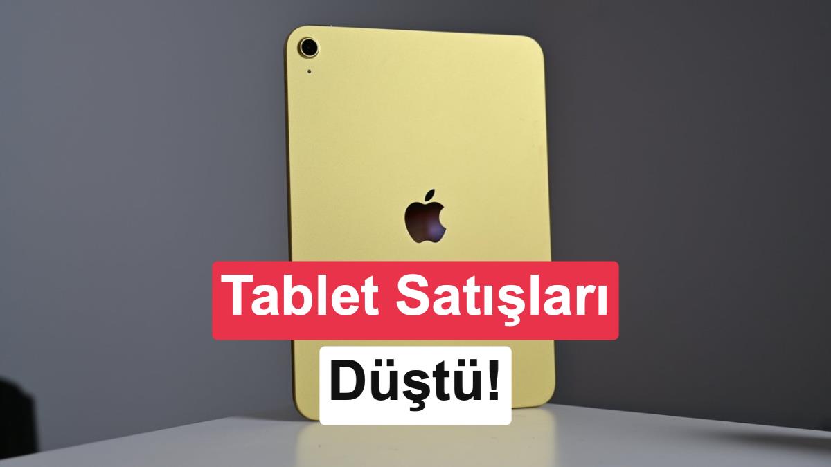 Tablet Pazarı Saldırılıyor: Dünya Geneline Yayılan Düşüş!
