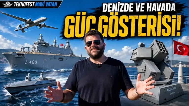 TCG Anadolu’dan TUFAN’a: TEKNOFEST Mavi Vatan’da Deniz Savunma Teknolojisi Öne Çıktı