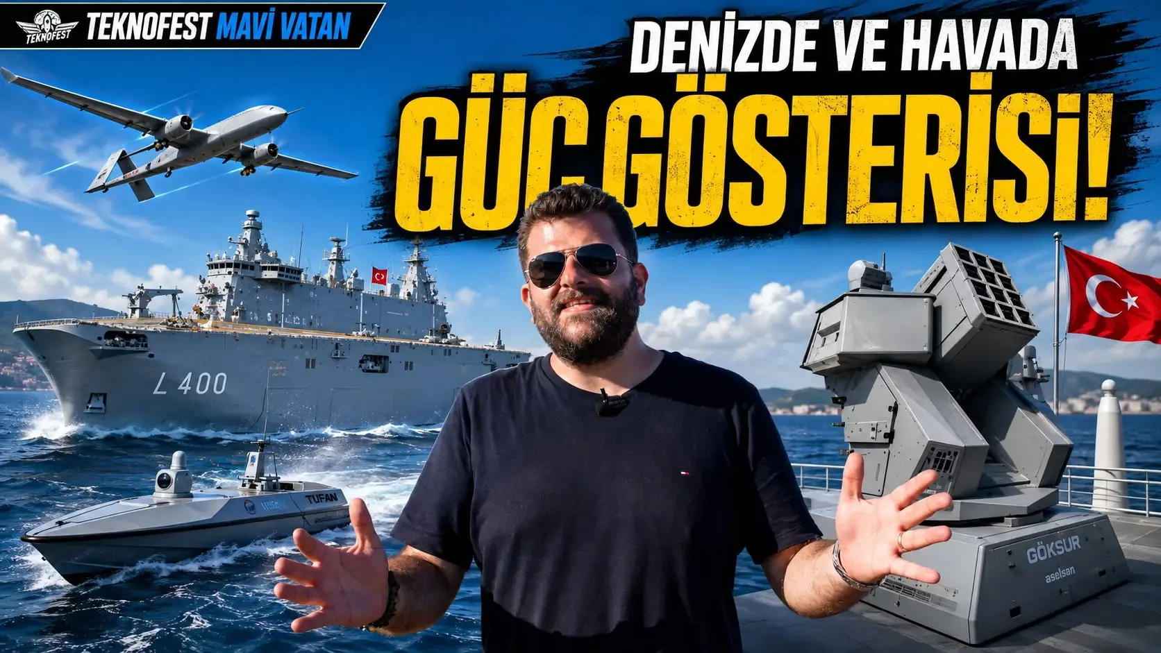 TCG Anadolu’dan TUFAN’a: TEKNOFEST Mavi Vatan’da Deniz Savunma Teknolojisi Öne Çıktı