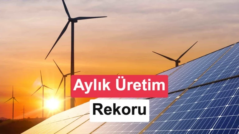 Türkiye, Güneş Enerjisinde Aylık Üretim Rekorunu Yeniledi