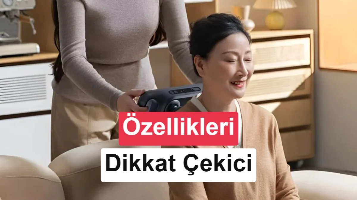 Xiaomi Mijia Multi-Head Massage Gun 3: 31 Gün Şarj Gerektirmeden Kullanım