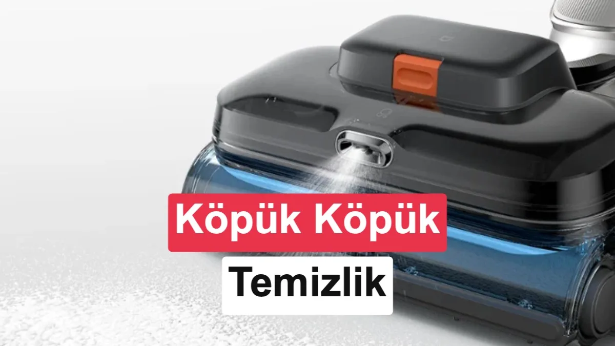 Xiaomi’nin İnovatif Islak/Kuru Süpürgesi: Aktif Köpük ve Buharlı Temizlik Teknolojisi