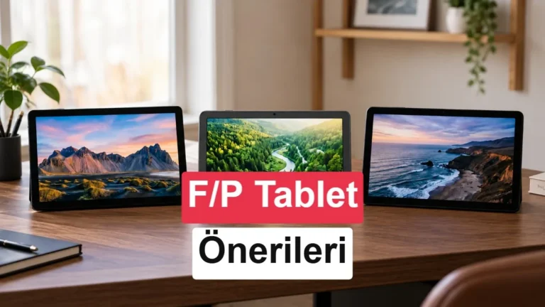 2026 Fiyat/Performans Tablet Rehberi: Bütçenize Uygun En İyi Modeller