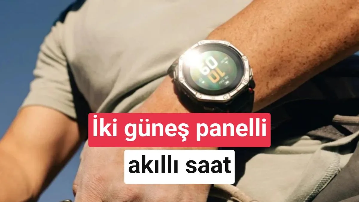 Amazfit, Çift Taraflı Güneş Paneliyle Yeni Akıllı Saati T‑Rex Dual Solar’ı Tanıttı