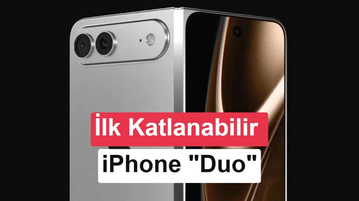 Apple, iPhone Duo ile ilk katlanabilir telefonunu tanıttı