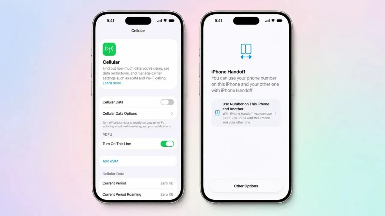Apple, iPhone Handoff ile SIM Kullanımını Yeniden Tanımlıyor