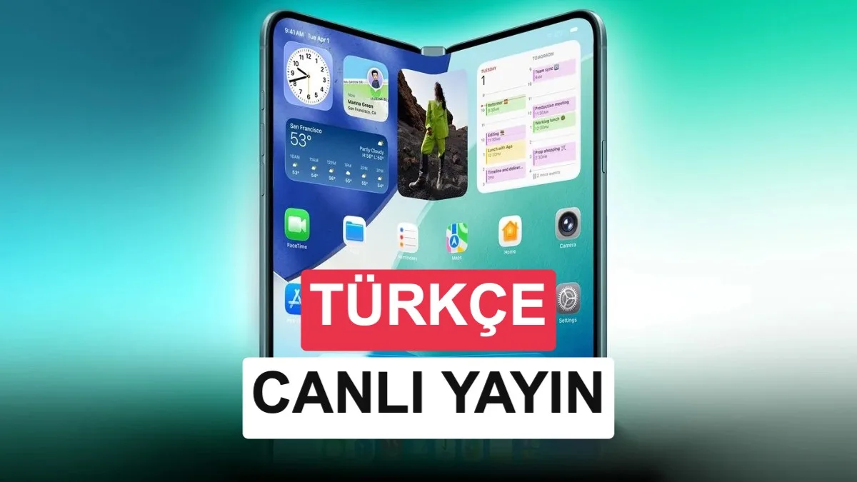 Apple İlk Katlanabilir iPhone’u Tanıtıyor: iPhone Duo Lansmanı Canlı Yayınla Türkçe Çeviri