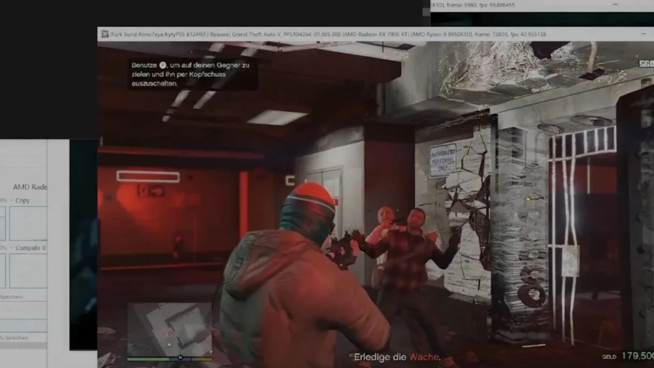 Bir ay önce başlatılamayan: PS5 sürümü GTA 5 PC’de 60 FPS’e ulaşıyor
