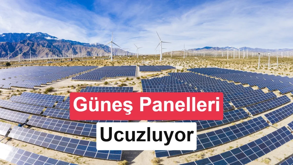 Güneş paneli fiyatları 2000 yılına göre yüzde 98 düştü!