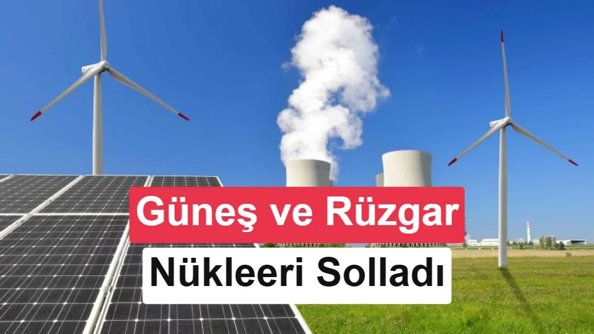 Güneş ve rüzgar nükleeri geride bıraktı: Enerji dengeleri değişiyor