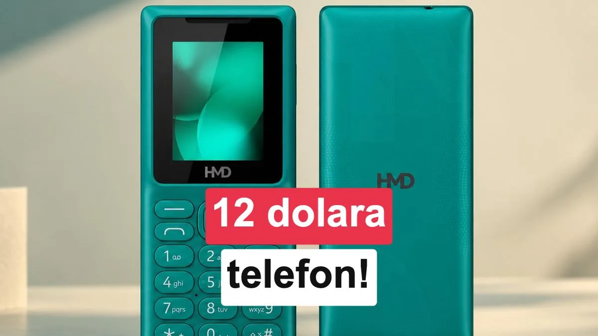 HMD 12 Dolarlık Telefonu: 2G, FM Radyo ve Değiştirilebilir Batarya