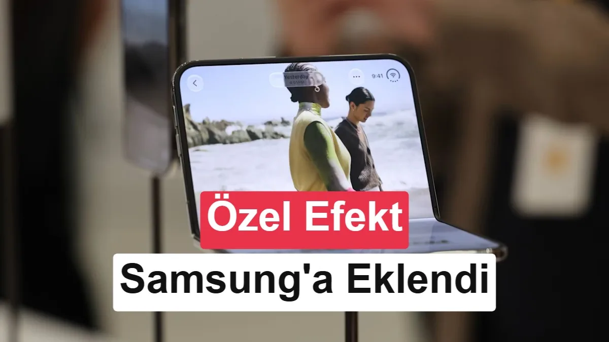 iPhone Duo’nun Geçiş Animasyonu Galaxy Z Fold 8’e Uyarlandı