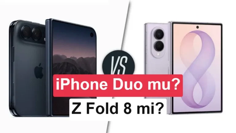 iPhone Duo ve Galaxy Z Fold 8 Karşılaştırması: Temel Farklar