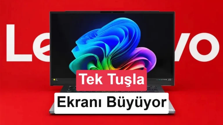 Lenovo’dan tek tuşla 17 inç’e genişleyen laptop: Konsept gerçekliğe yaklaşıyor