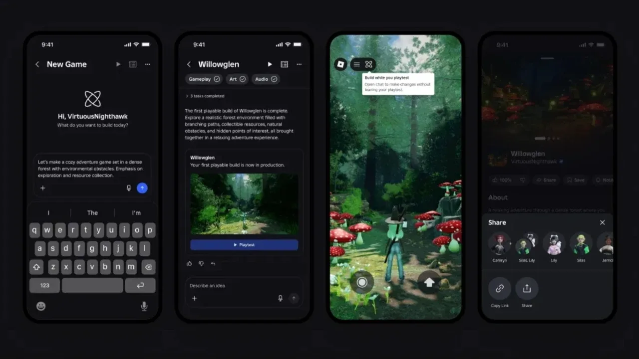 Roblox’ta Yeni Dönem: Sadece Cümlelerle Oyun Yaratıp Dışarıda Oynatabilirsiniz