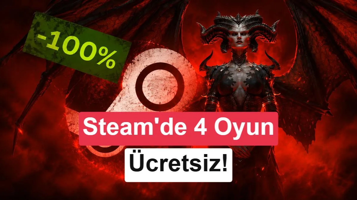 Steam’de 4 Oyun Kısa Süreli Ücretsiz Oynanabilir: Diablo IV ve Sea of Thieves