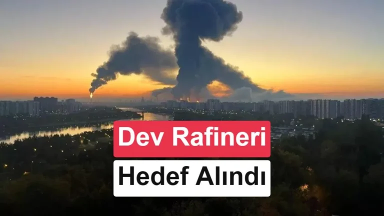 Ukrayna’nın Moskova’ya En Büyük İHA Saldırısı: Petrol Rafineri Vuruldu