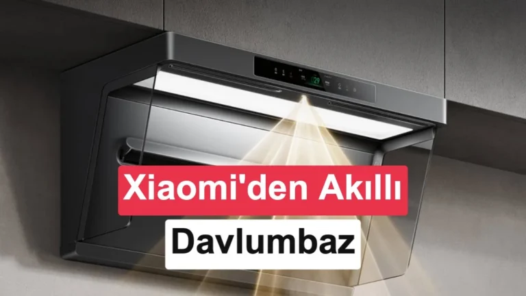 Xiaomi’den Yapay Zekalı Kameralı Akıllı Davlumbaz
