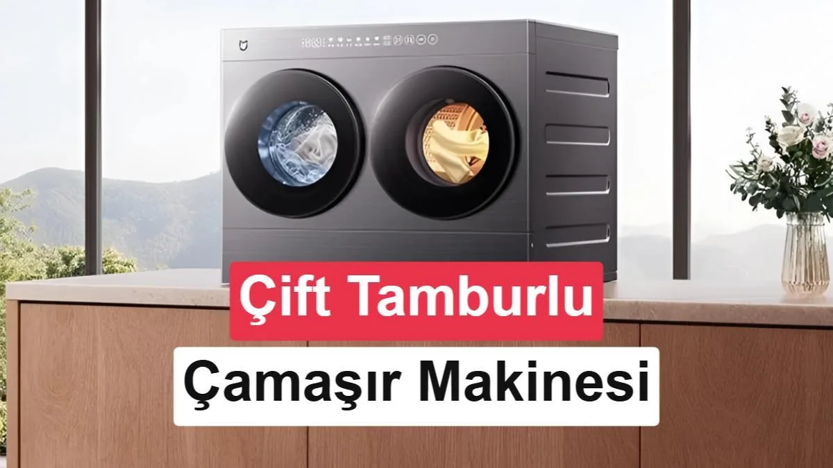 Xiaomi Yeni Çift Tamburlu Kompakt Çamaşır Makinesi: Fiyatı ve Özellikleri